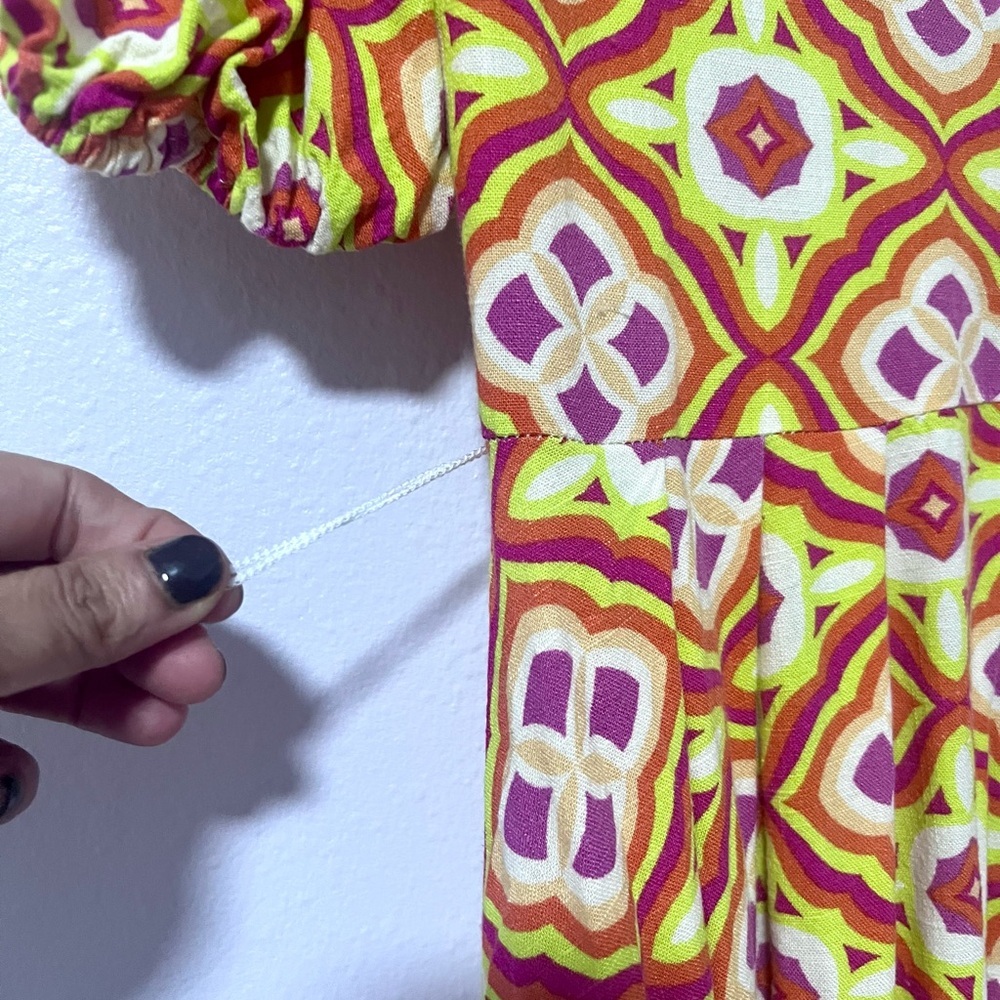 Flying Tomato High Low express yourself woven midi dress in Vibrant Yellow Small - Picture 8 of 9